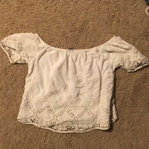 American Eagle off the shoulder shirt